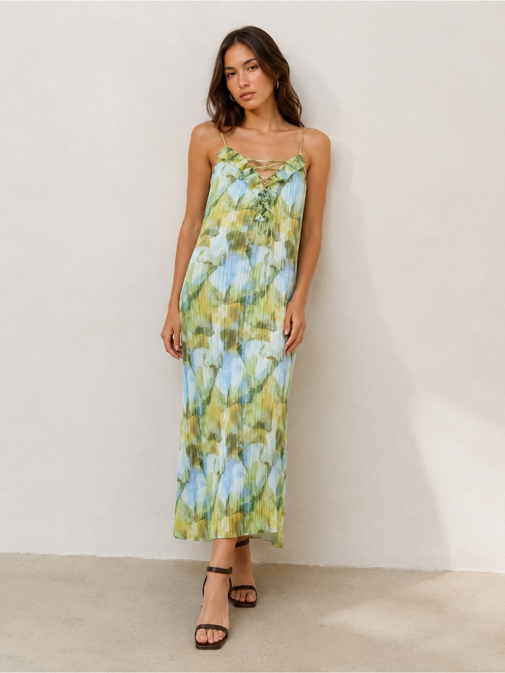 Zara printed tulle dress 5039/704